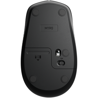 LOGITECH M190 Wireless Mouse - CHARCOAL