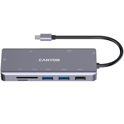 CANYON hub DS-11 9in1 USB-C Space Grey