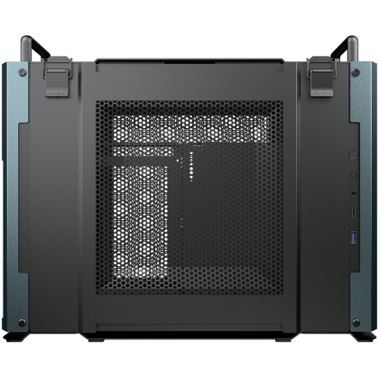 COUGAR | DUST 2 Iron Gray | PC Case | Mini-ITX / Anodized Aluminum Front and Back Panels / 2 x 120mm Fan