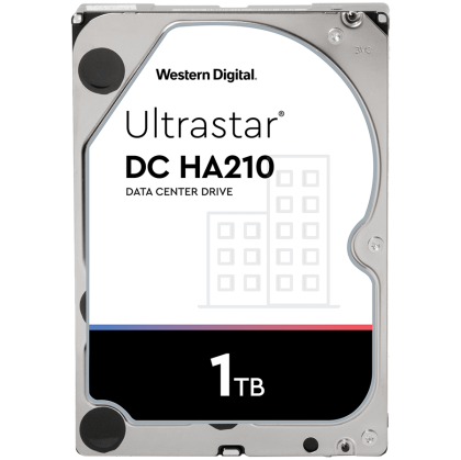 HDD Server WD Ultrastar DC HA210 1TB 512N SE, 3.5’’, 128MB, 7200 RPM, SATA, SKU: 1W10001