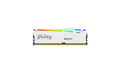 Kingston 64GB 5600MT/s DDR5 CL36 DIMM (Kit of 2) FURY Beast White RGB EXPO, EAN: 740617333503