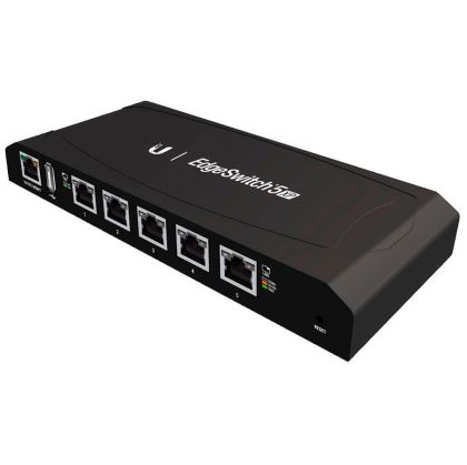 Switch UBIQUITI 5 ports (5 x Gigabit Ethernet/Fast Ethernet/Ethernet, Desktop/Wallmount, Power over Ethernet (PoE)) Retail