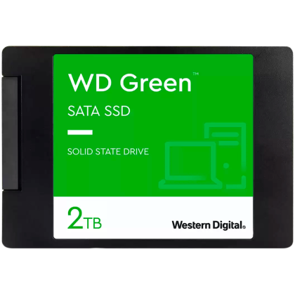 SSD WD Green 2TB SATA, 2.5'', 7mm, Read: 545 MBps