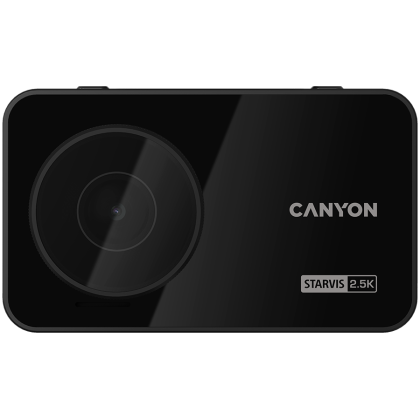 CANYON car recorder DVR25GPS WQHD 2.5K 1440p Wi-Fi GPS Black