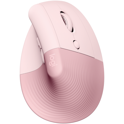 LOGITECH Lift Bluetooth Vertical Ergonomic Mouse - ROSE/DARK ROSE