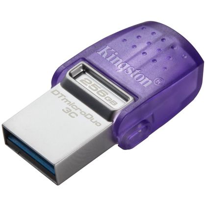Kingston 256GB DataTraveler microDuo 3C 200MB/s dual USB-A + USB-C, EAN: 740617328110