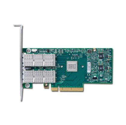 Mellanox Card ConnectX-3 VPI adapter card, dual-port QSFP, FDR IB (56Gb/s) and 40GbE, PCIe3.0 x8 8GT/s, tall bracket, RoHS R6