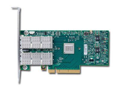 Mellanox Card ConnectX-3 VPI adapter card, dual-port QSFP, FDR IB (56Gb/s) and 40GbE, PCIe3.0 x8 8GT/s, tall bracket, RoHS R6