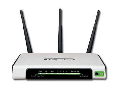 Router TP-Link TL-WR1043ND, 2,4GHz Wireless N 300Mbps, 4 x 10/100/1000Mbps LAN Gigabit Ports, 1 x 10/100/1000Mbps WAN Gigabit Port, 1 x USB 2.0 Port, Detachable Omni DIrectional Antenna 3 x 5dBi (RP-SMA)