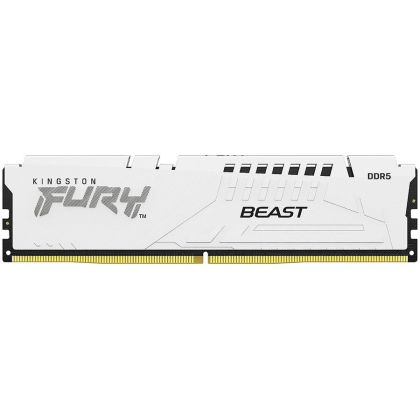 Kingston 16GB 5600MT/s DDR5 CL36 DIMM FURY Beast White RGB EXPO, EAN: 740617333718