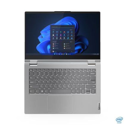 Laptop Lenovo ThinkBook 14s Yoga G3 IRU,Procesor 13th Generation Intel Core i7 1355U up to 5.0GHz,14"FHD(1920x1080)IPS 300nits anti-glare touch,ram 16GB(8GB lipiti+8GB)3200MHz DDR4,512GB SSD M.2 PCIe NVMe,Intel Iris Xe Graphics,culoare Grey,Windosw11Pro