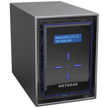 NETGEAR ReadyNAS 422 2-bay Network Attached Storage Diskless (RN42200-100NES)ReadyNAS 422, 424 is a high performance network data storage solution for small businesses, workgroups, and branch offices of up to 40 employees.