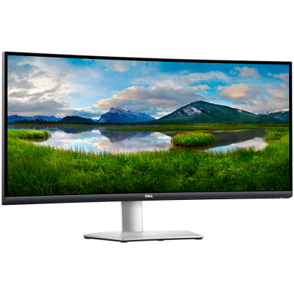 Monitor LED Dell S3422DW, 34" WQHD 3440x1440 100Hz VA AG 21:9 Curved 99% sRGB, 300cd/m2, 3000:1, 178/178, 4ms GtG, Flicker Free, 2xHDMI, 1xDP, USB Hub (4xUSB 3.0) Audio Jack, Free Sync, Height Adj