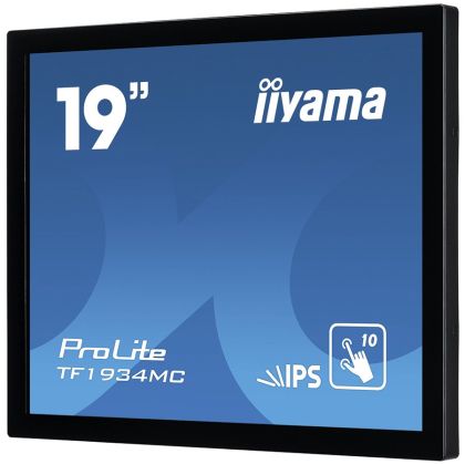 19" PCAP, Bezel Free 10P Touch, IPS, 1280x1024, VGA, HDMI, DisplayPort, 315cd/m² (with touch), 1000:1, Through Glass (Gloves) mode, USB Interface, External Power Adapter, MultiTouch with supported OS, Open frame model, IP65 front