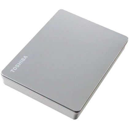 HDD Extern TOSHIBA CANVIO Flex 4TB, 2.5", USB 3.2 Gen1 (5Gbit/s), includes USB-A and USB-C cables, Silver, 210g