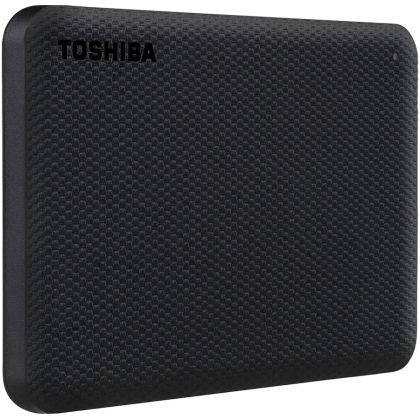 HDD Extern TOSHIBA CANVIO Advance 2TB, 2.5", USB 3.2 Gen1 (5Gbit/s), Backup and Security software, Textured Black, 149g