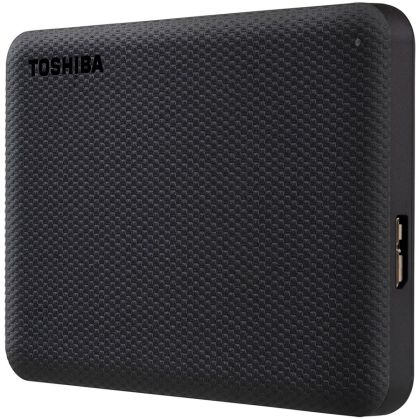 HDD Extern TOSHIBA CANVIO Advance 2TB, 2.5", USB 3.2 Gen1 (5Gbit/s), Backup and Security software, Textured Black, 149g