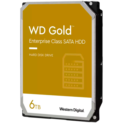HDD Server WD Gold 6TB CMR 512e, 3.5'', 256MB, 7200 RPM, SATA