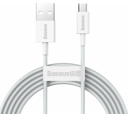 Cablu Baseus Superior CAMYS-A02 2m, alb