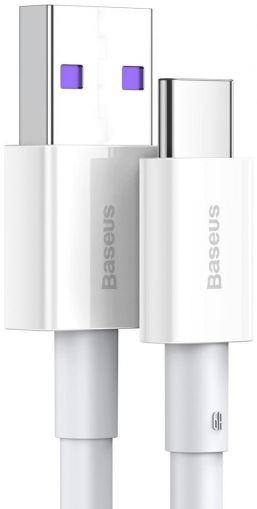 Cablu Baseus Superior Fastcharge 2m, alb