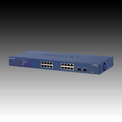Switch NETGEAR GS716T (16 x Gigabit Ethernet/Fast Ethernet/Ethernet, 2 SFP Slots, DHCP Client Built-in)