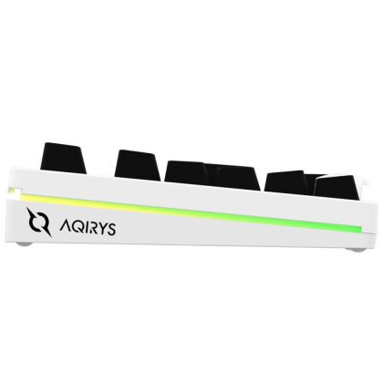 Tastatura mecanica Aqrys Aludra, alb
