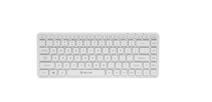 Tastatura wireless Tellur mini, alb