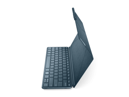 Laptop Lenovo Yoga Book 9 13IMU9, Procesor Intel Core Ultra 7 155U up to 4.8GHz, 2x 13.3" 2.8K (2880x1800) OLED 400nits gloss touch, ram 32GB soldered 7467Mhz LPDDR5x, 1TB SSD M.2 PCIe NVMe, Intel Graphics, culoare albastru, Windows11 Home