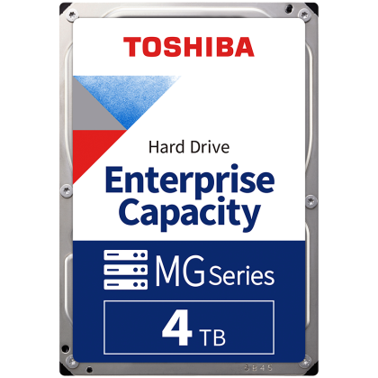HDD Server TOSHIBA MG08 4TB CMR 512e, 3.5'', 256MB, 7200RPM, SATA, SKU: HDEJX12GEA51F