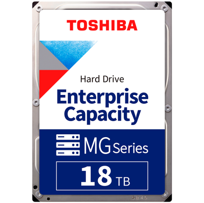 HDD Server TOSHIBA MG09 18TB MAMR 512e, 3.5'', 512MB, 7200RPM, SAS, SKU: HDEPY10GEA51F