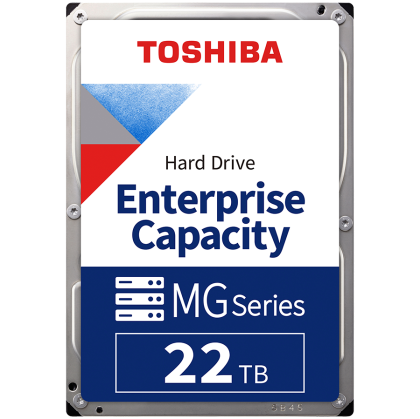 HDD Server TOSHIBA MG10 22TB MAMR 512n, 3.5'', 512MB, 7200RPM, SAS, SKU: HDEA00NGEA51F