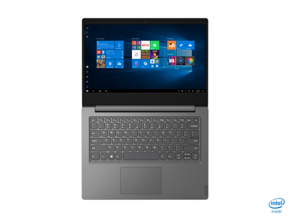 Laptop Lenovo V14-IIL, Procesor Intel Core i7-1065G7 up to 3.9G, 14'' FHD anti-glare, 4GB Soldered DDR4-2666 + 8GB SO-DIMM DDR4-2666, 256GB SSD M.2 2242, NVIDIA  MX350 2GB dedicate, culoare Iron Grey, Dos