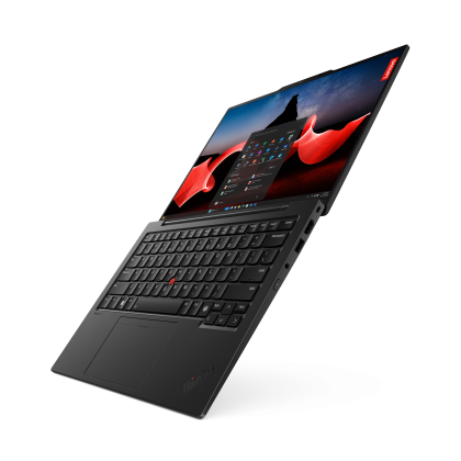 Laptop Lenovo ThinkPad X1 Carbon Gen 12, Procesor Intel Core Ultra 7 155U up to 4.8GHz, 14" 2.8K (2880x1800) OLED 400nit anti-glare, touch, ram 32GB soldered 6400MHz LPDDR5x, 1TB SSD M.2 PCIe NVMe, Intel Graphics, culoare Black, Windows11 Pro