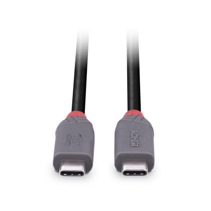 Cablu Lindy 0.8m USB4 Type C 40Gbps Anth
