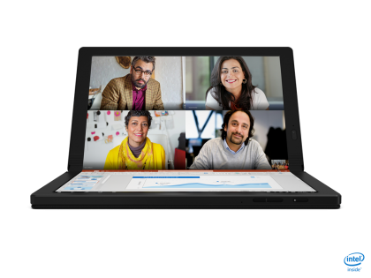 Laptop Lenovo ThinkPad X1 Fold Gen1, Procesor Intel® Core™ i5-L16G7 up to 3.0 GHz, 13.3'' QXGA(2048x1536) OLED touch, ram 8GB 4266MHz DDR4, 256GB SSD M.2 PCIe 3.0x4 NVMe, Integrated Intel UHD Graphics, culoare Black, Windows 10 Pro 