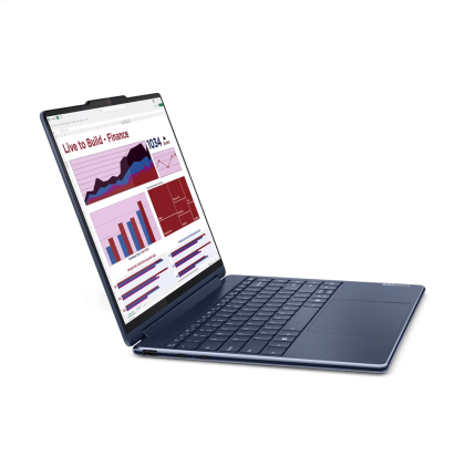 Laptop Lenovo Yoga 9 2-in-1 14IMH9, Procesor Intel Core Ultrta 7 155H up to 4.8GHz, 14" 2.8K(2880x1800)OLED glossy/anti-fingerprintv 400nits, touch, ram 32GB soldered 74467MHz LPDDR5x, 1TB SSD M.2 PCIe NVMe,Intel Arc Graphics,culoare blue,Windows11 Home