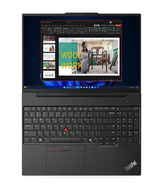 Laptop Lenovo ThinkPad E16 Gen2 (Intel), Procesor Intel Core Ultra 7 155H up to 4.8GHz, 16" WUXGA (1920x1200) IPS 300nits anti-glare, ram 32GB (2x16GB) 5600MHz DDR5, 1TB SSD M.2 PCIe NVMe, Intel® Arc™ Graphics, culoare black, Windows11 Pro