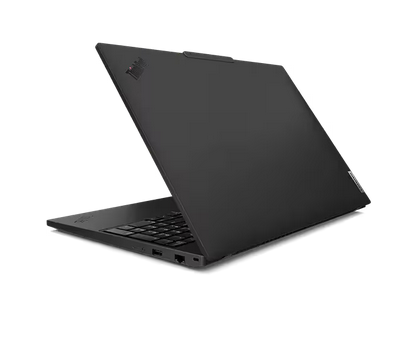 Laptop Lenovo ThinkPad T16 Gen 3, Procesor Intel Core Ultra 7 155U up to 4.8GHz, 16" WUXGA (1920x1200) IPS 400nits anti-glare, ram 32GB (2x16GB) 5600MHz DDR5, 1TB SSD M.2 PCIe NVMe, Intel® Graphics, culoare black, Windows11 Pro