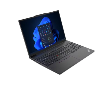 Laptop Lenovo ThinkPad E16 Gen 2 (AMD), Procesor AMD Ryzen 5 7535HS up to 4.5GHz, 16" WUXGA (1920x1200) IPS 300nits anti-glare, ram 32GB(2x16GB)4800MHz DDR5, 1TB SSD M.2 PCIe NVMe, AMD Radeon 660M Graphics, culoare black, DOS