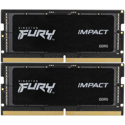 Kingston DRAM 32GB 6400MT/s DDR5 CL38 SODIMM (Kit of 2) FURY Impact XMP EAN: 740617335743