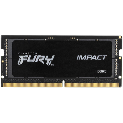 Kingston DRAM 16GB 6400MT/s DDR5 CL38 SODIMM FURY Impact XMP EAN: 740617335750