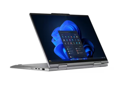 Laptop Lenovo ThinkPad X1 2-in-1 Gen 9, Procesor Intel Core Ultra 7 155U up to 4.8GHz, 14" WUXGA (1920x1200) IPS 400nits anti-glare, touch, ram 32GB soldered 6400MHz LPDDR5x, 1TB SSD M.2 PCIe NVMe, Intel® Graphics, culoare grey, Windows11 Pro