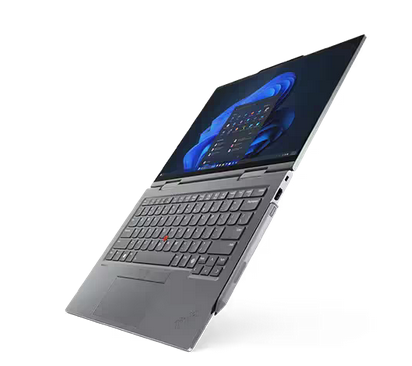 Laptop Lenovo ThinkPad X1 2-in-1 Gen 9, Procesor Intel Core Ultra 7 155U up to 4.8GHz, 14" 2.8k (2880x1800) OLED 400nits AR/AS, touch, ram 32GB soldered 6400MHz LPDDR5x,1TB SSD M.2 PCIe NVMe,Intel® Graphics,culoare grey,Windows11 Pro Pro