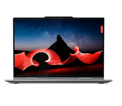 Laptop Lenovo ThinkPad X1 2-in-1 Gen 9, Procesor Intel Core Ultra 7 155U up to 4.8GHz, 14" 2.8k (2880x1800) OLED 400nits AR/AS, touch, ram 32GB soldered 6400MHz LPDDR5x,1TB SSD M.2 PCIe NVMe,Intel® Graphics,culoare grey,Windows11 Pro Pro