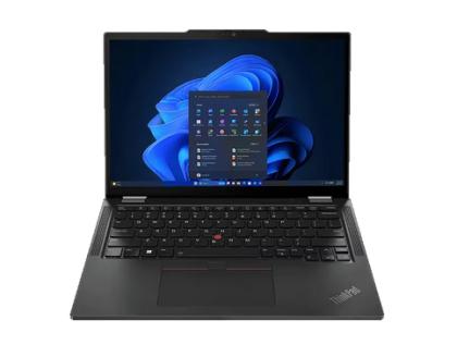 Laptop Lenovo ThinkPad X13 2-in-1 Gen5, Procesor Intel Core Ultra 7 155U up to 4.8GHz,13.3" WUXGA (1920x1200) IPS 400nits anti-glare, touch, ram 32GB soldered 6400MHz LPDDR5x, 1TB SSD M.2 PCIe NVMe, Intel® Graphics, culoare black, Windows11 Pro