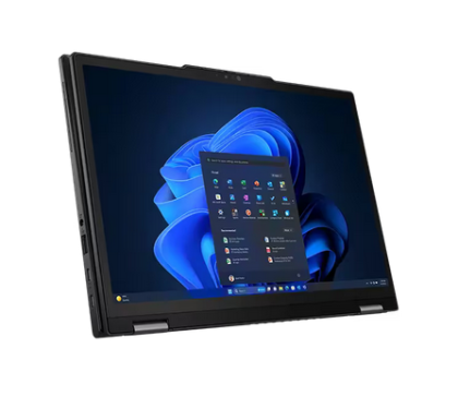 Laptop Lenovo ThinkPad X13 2-in-1 Gen5, Procesor Intel Core Ultra 7 155U up to 4.8GHz,13.3" WUXGA (1920x1200) IPS 400nits anti-glare, touch, ram 32GB soldered 6400MHz LPDDR5x, 1TB SSD M.2 PCIe NVMe, Intel® Graphics, culoare black, Windows11 Pro