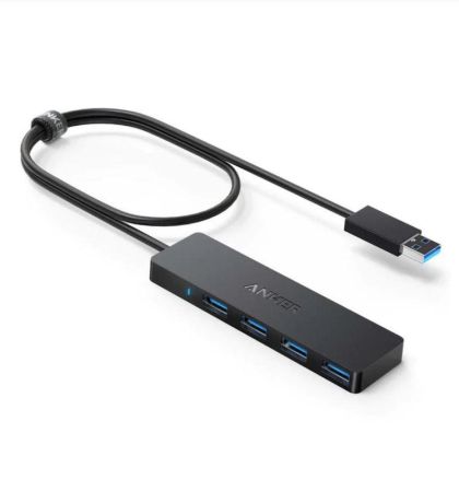 Hub USB 4 x USB 3.2 Anker, negru