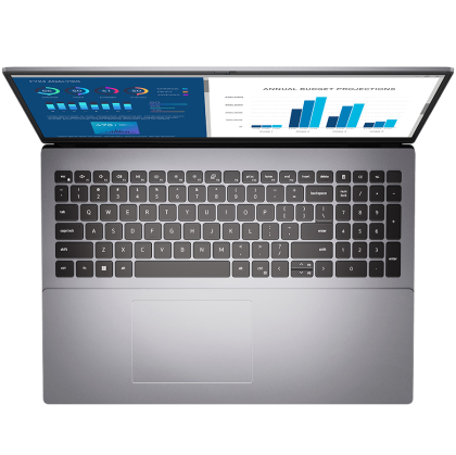 Laptop Dell Vostro 5640, Procesor Intel Core 7 150U up to 5.4GHz, 16.0" FHD+ (1920x1200) WVA Anti-Glare 250nits, RAM 16GB (2x8GB) 5200MHz DDR5, 1TB SSD M.2 PCIe NVMe, Intel Graphics, culoare Titan Grey, Windows11 Pro