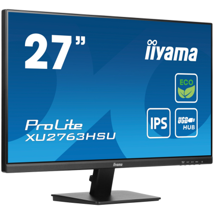 27" ETE IPS-panel Green Choice, EyeComfort / EyeSafe 2.0, 1920x1080@100Hz, 250cd/m², Speakers, HDMI, DisplayPort, 3ms GTG, FreeSync, USB 2x 3.2