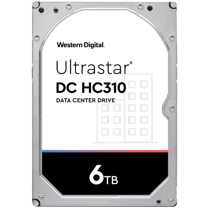 HDD Server WD Ultrastar DC HC310 6TB 512e SE, 3.5’’, 256MB, 7200 RPM, SATA, SKU: 0B36039